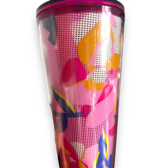 Lot of 3 Starbucks 2023 SPRING FLOWER Venti Cold Cup Tumblers | Pink Blue Floral - Picture 12 of 15